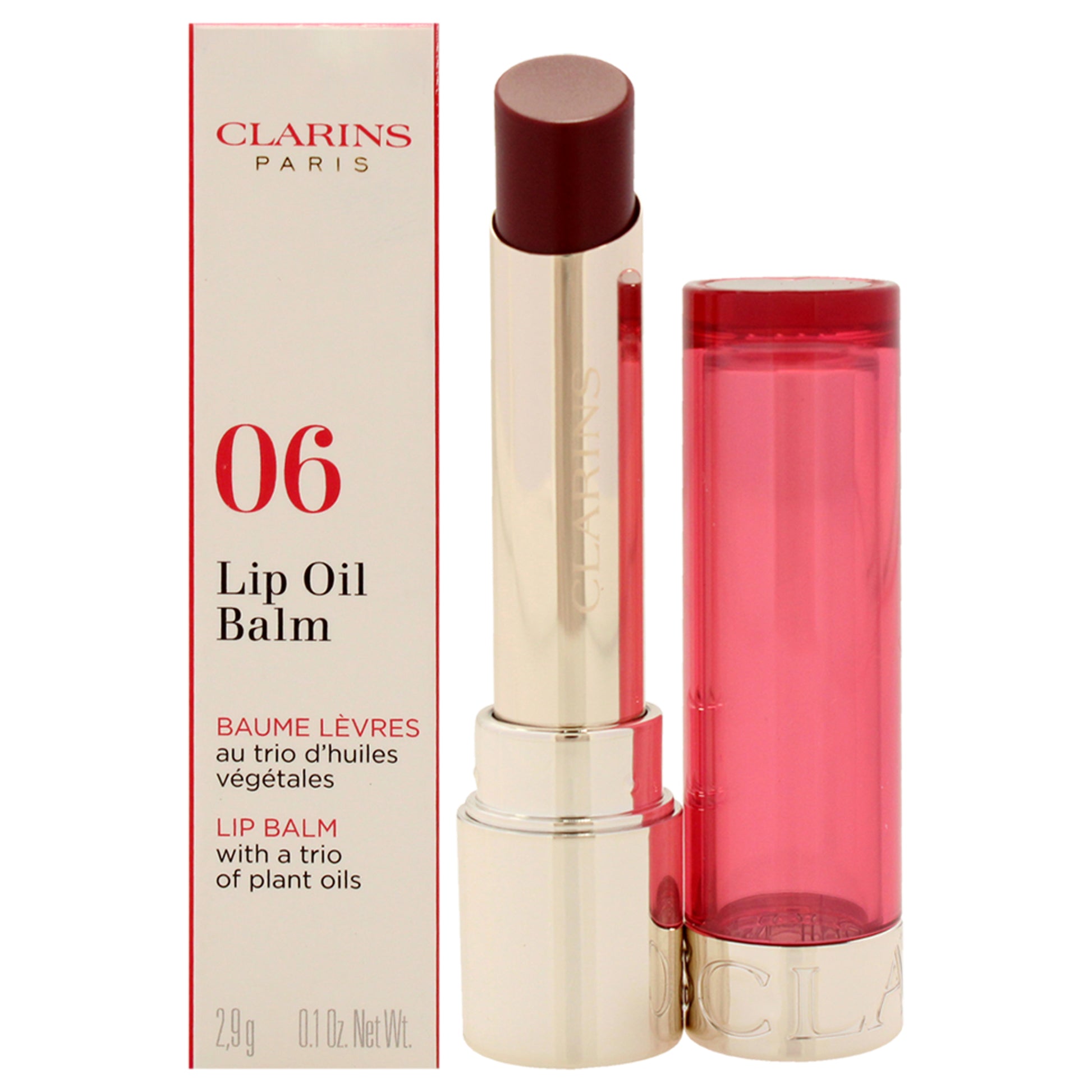 Lip Oil Balm - 06 Fig by Clarins for Women - 0.1 oz Lip Balm