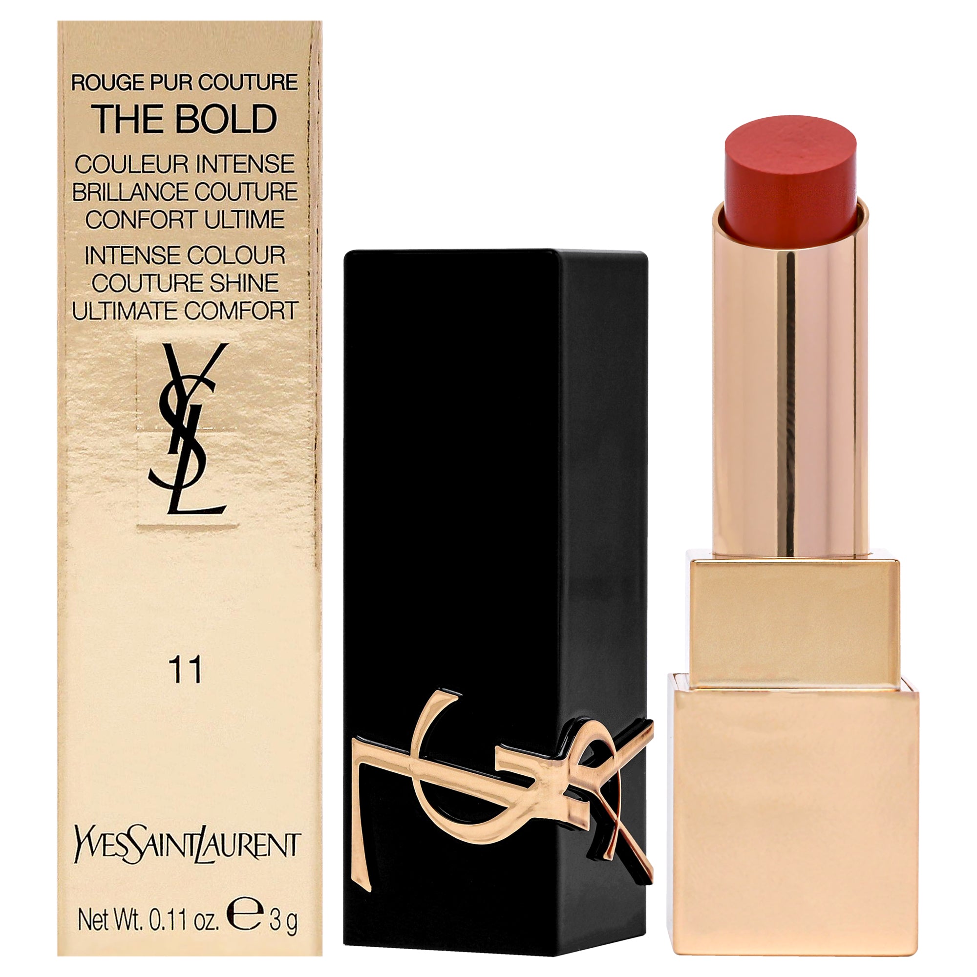 Rouge Pur Couture The Bold Lipstick - 11 Nude Undisclosed by Yves Saint Laurent for Women - 0.11 oz Lipstick