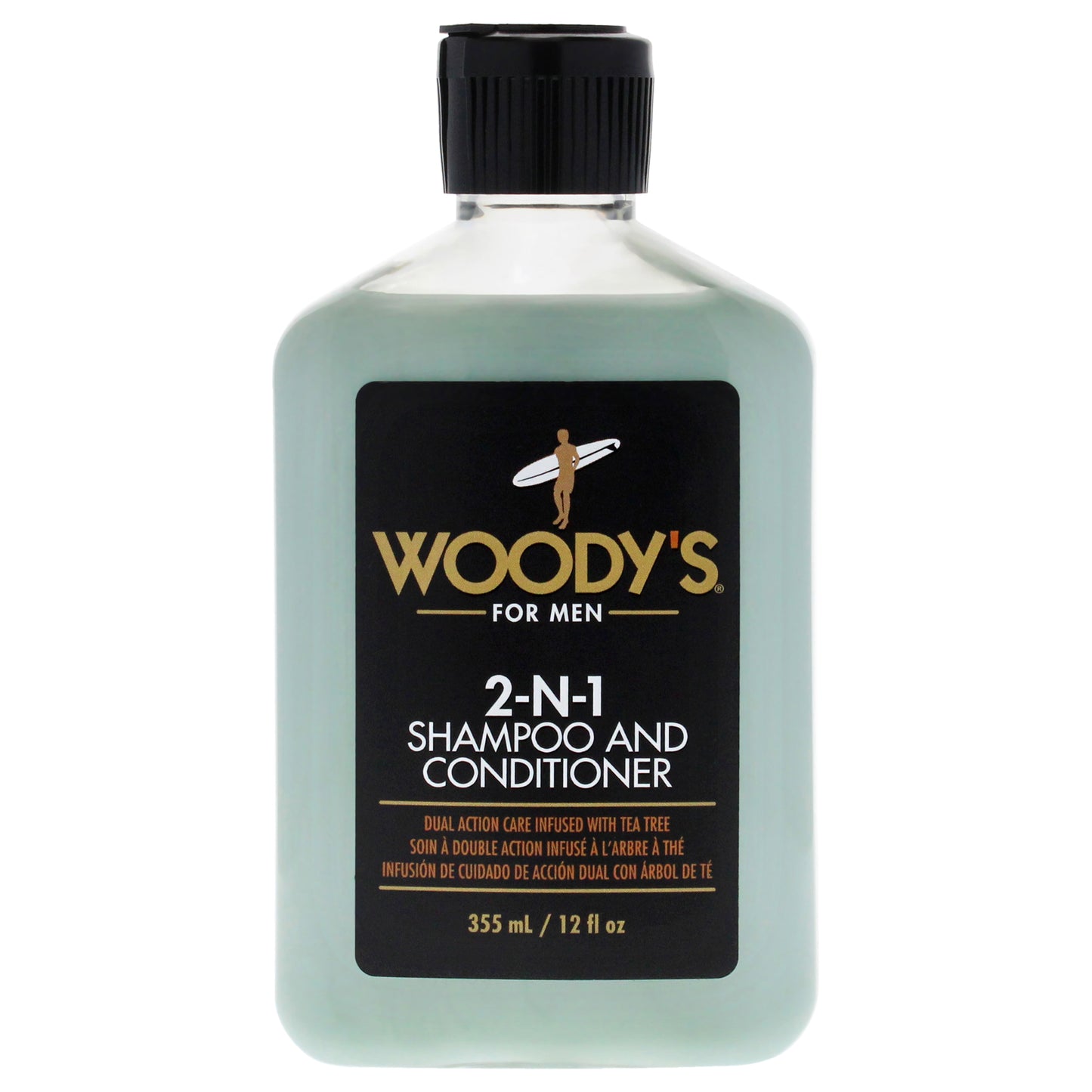 2-N-1 Shampoo and Conditioner by Woodys for Men - 12 oz Shampoo and Conditioner
