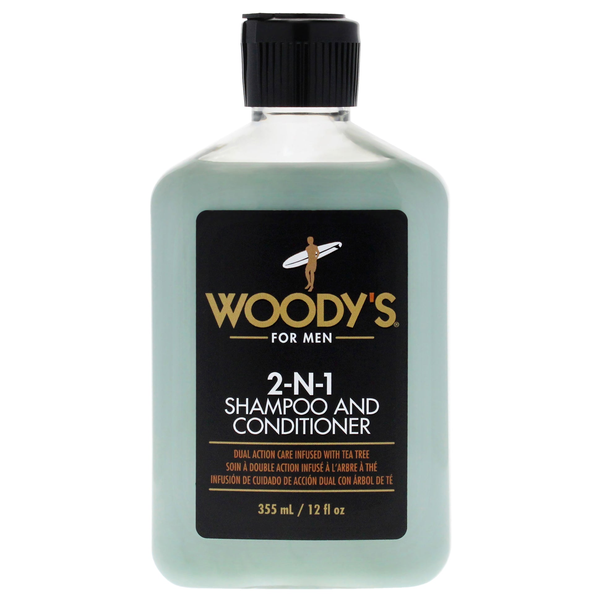 2-N-1 Shampoo and Conditioner by Woodys for Men - 12 oz Shampoo and Conditioner