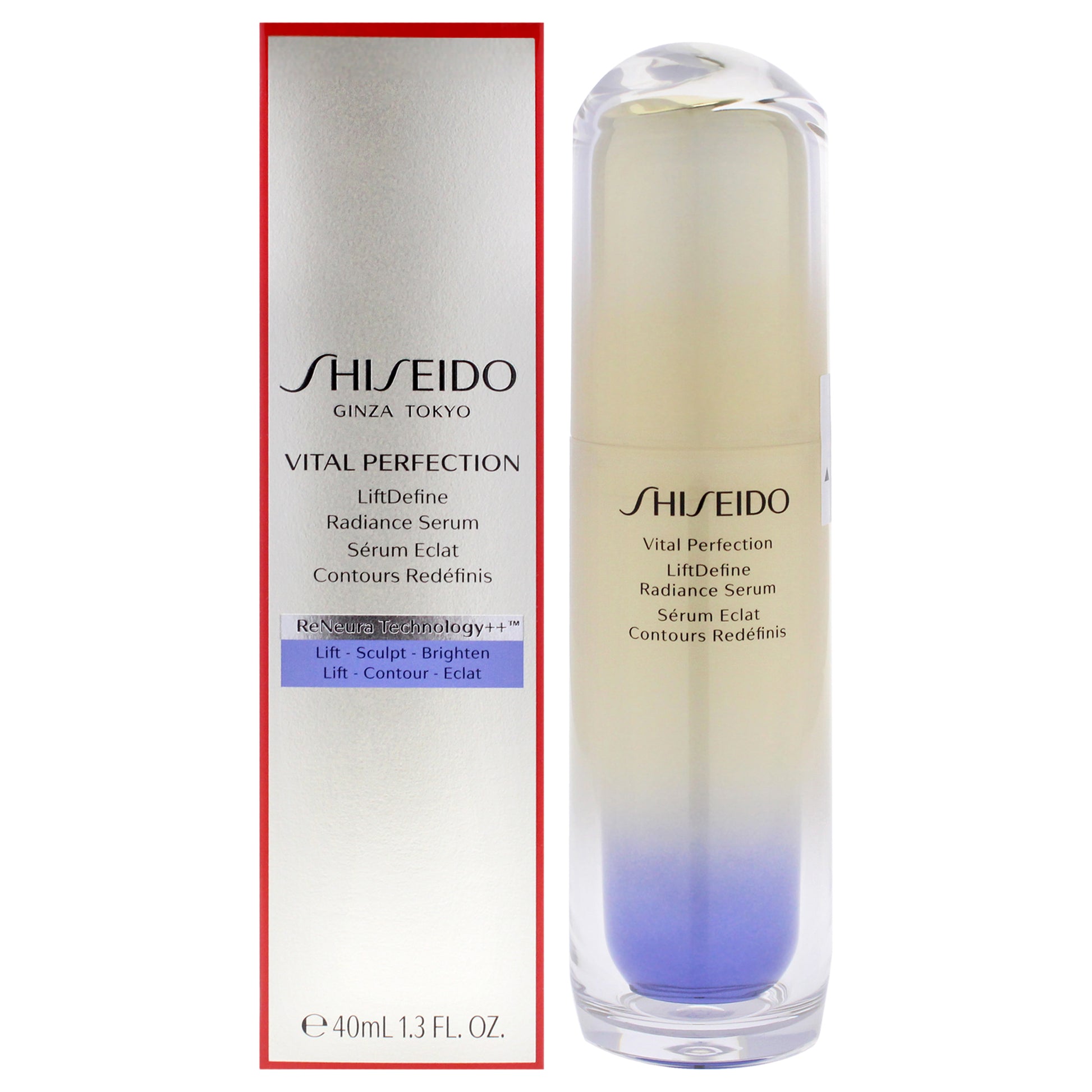 Vital-Perfection LiftDefine Radiance Serum by Shiseido for Women - 1.3 oz Serum