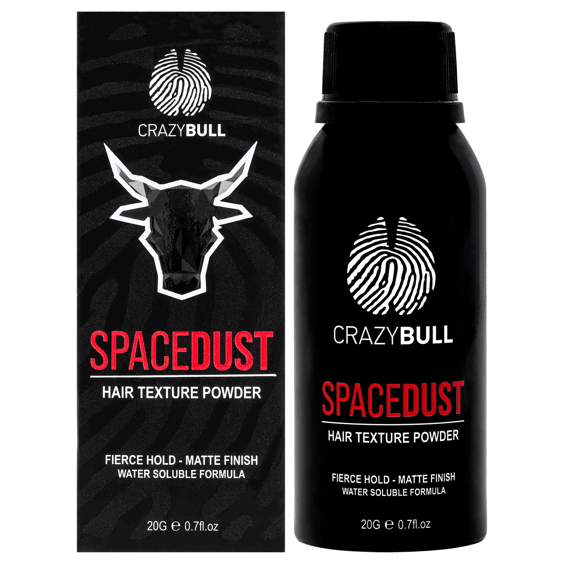 SpaceDust Hair Texture Powder by Crazy Bull Hair for Men - 0.7 oz Powder