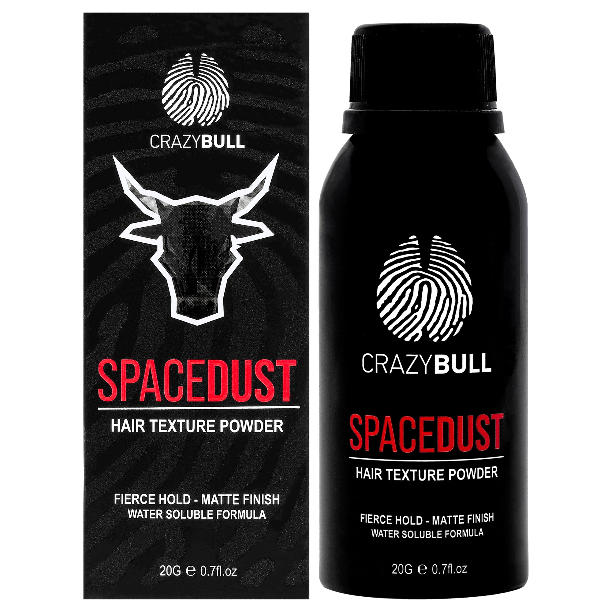 SpaceDust Hair Texture Powder by Crazy Bull Hair for Men - 0.7 oz Powder
