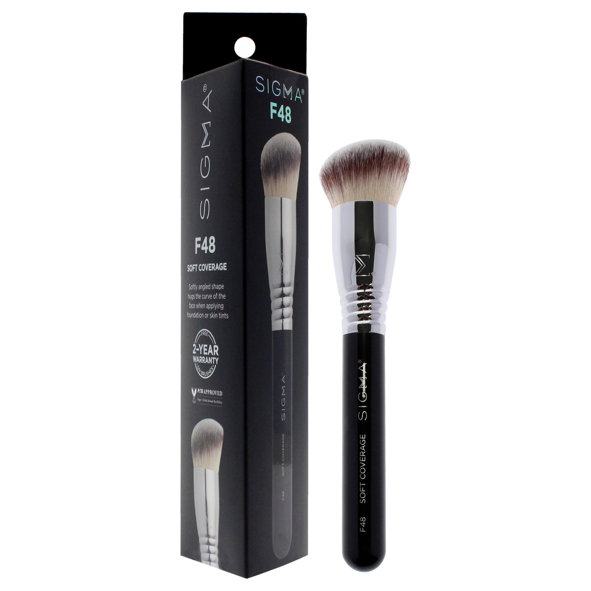 Soft Coverage Brush - F48 by SIGMA for Women - 1 Pc Brush
