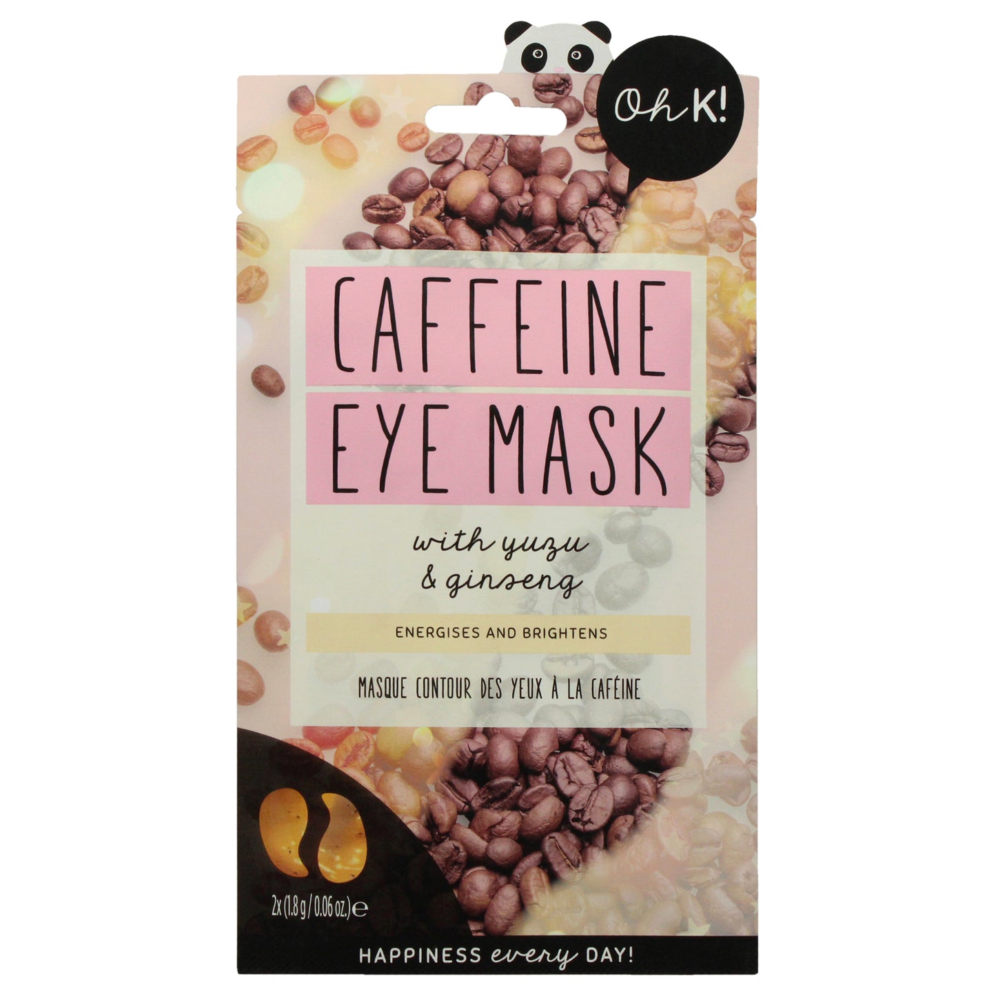 Eye Mask - Caffeine 1 Pair Mask