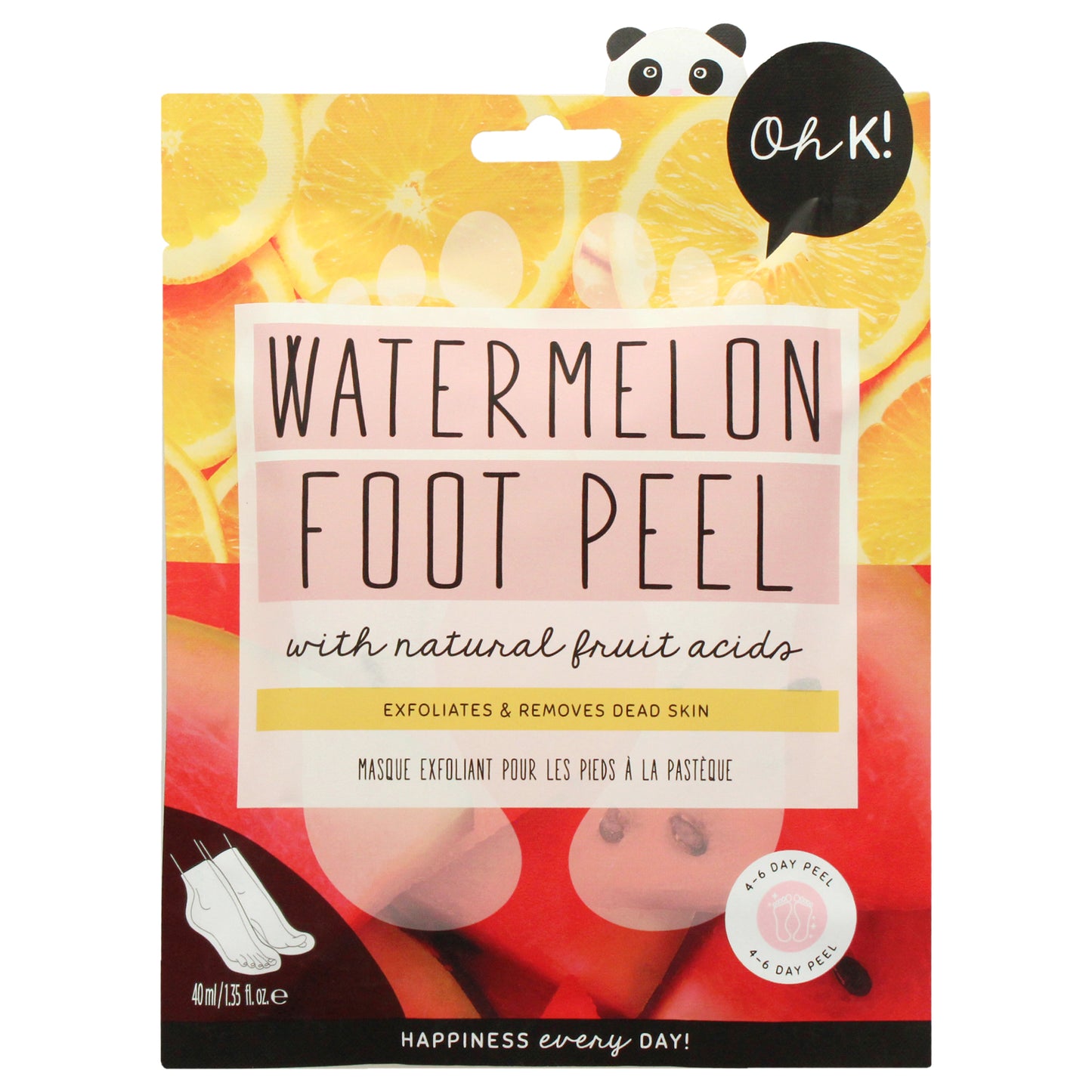 Jelly Foot Peel - Watermelon 1 Pair Mask