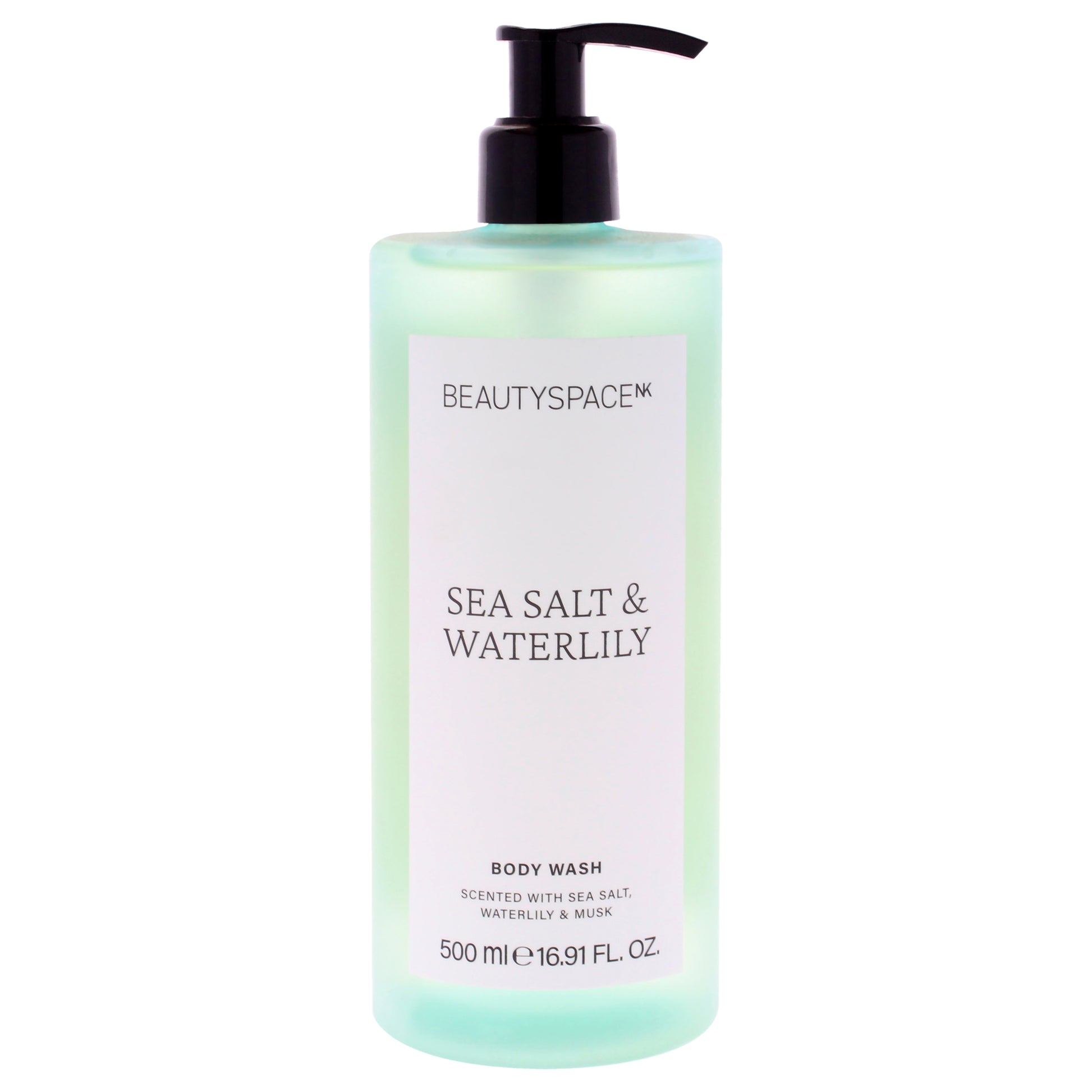 Beauty Space Body Wash - Sea Salt and Waterlily by BeautySpace for Unisex - 16.91 oz Body Wash