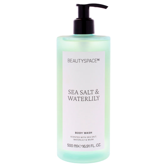 Beauty Space Body Wash - Sea Salt and Waterlily by BeautySpace for Unisex - 16.91 oz Body Wash