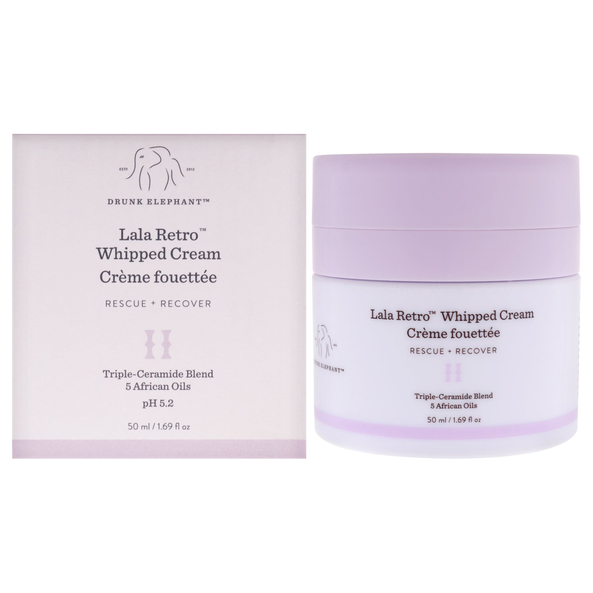 Lala Retro Whipped Cream by Drunk Elephant for Women - 1.69 oz Cream