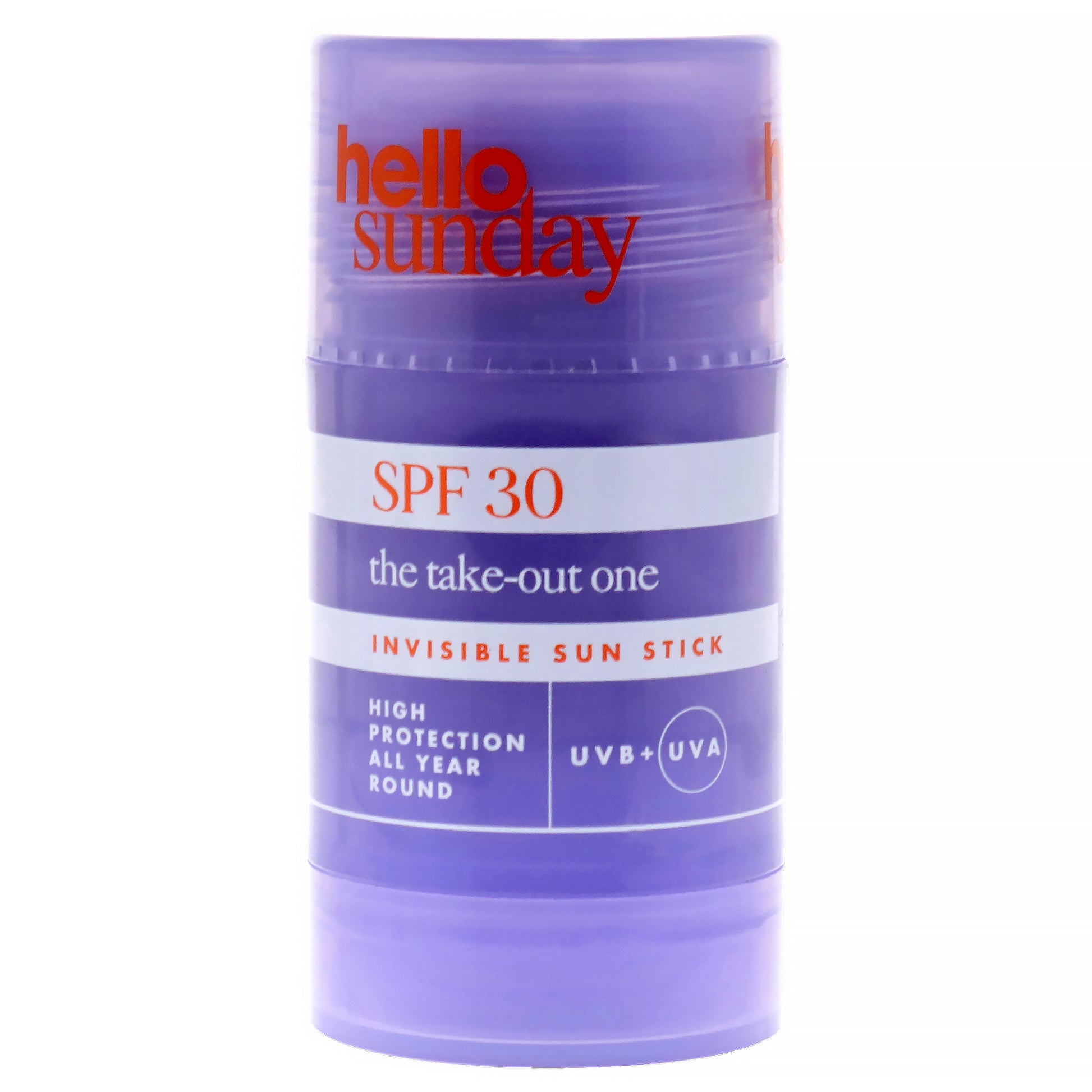 The Take-Out One Invisible Sun Stick SPF 30 PA Plus by Hello Sunday for Women - 1 oz Sunscreen