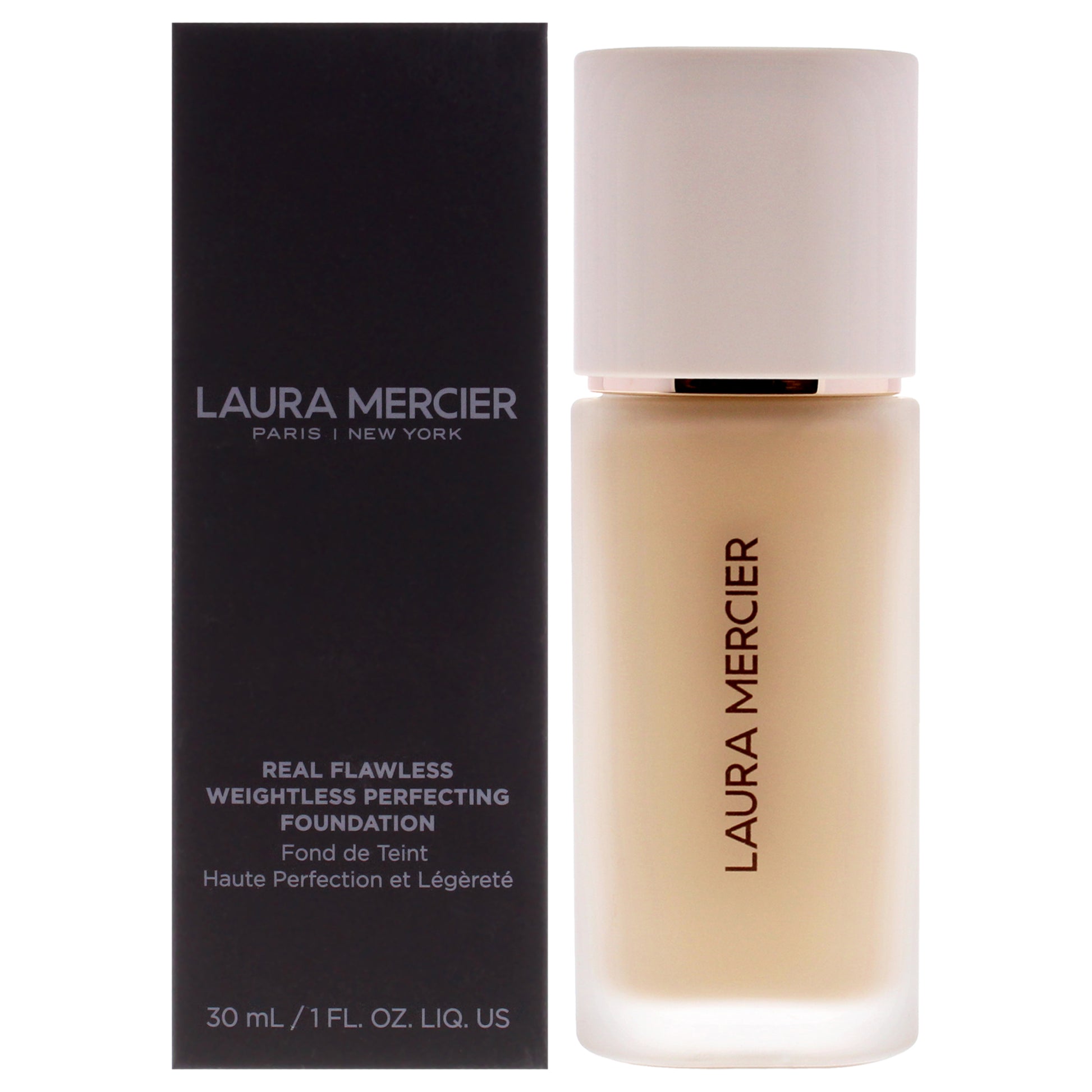 Real Flawless Weightless Perfecting Foundation - 2N1 Cashew by Laura Mercier for Women - 1 oz Foundation