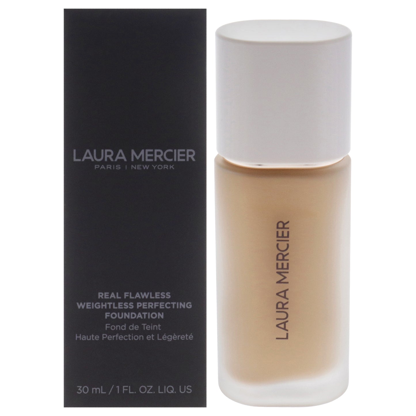 Real Flawless Weightless Perfecting Foundation - 3W0 Sandstone by Laura Mercier for Women - 1 oz Foundation