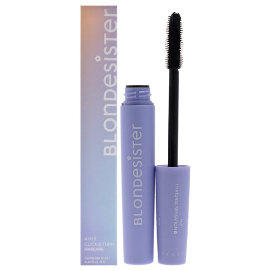 4 in 1 Click and Turn Mascara - 01 Ultra Black by Blondesister for Women - 0.40 oz Mascara