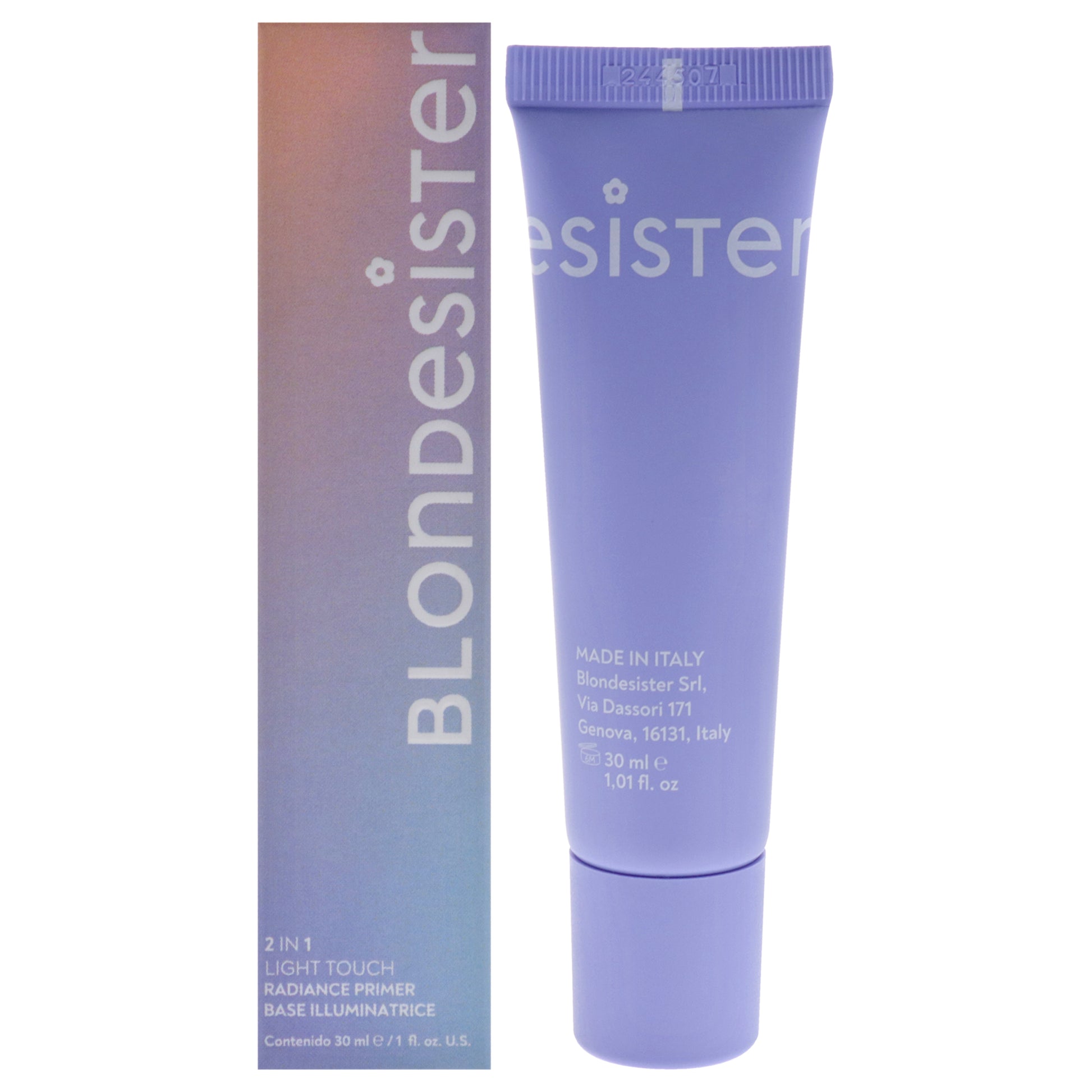 2 in 1 Ligth Touch Radiance Primer - 01 Cosmic White by Blondesister for Women - 1 oz Primer