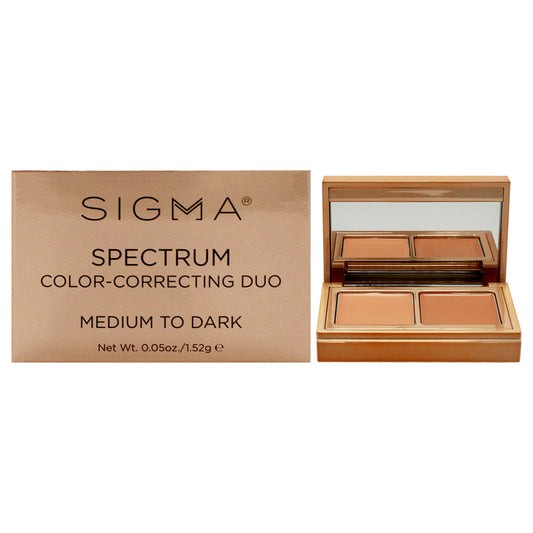 Spectrum Color Correcting Duo - Medium To Dark by SIGMA for Women - 0.05 oz Makeup