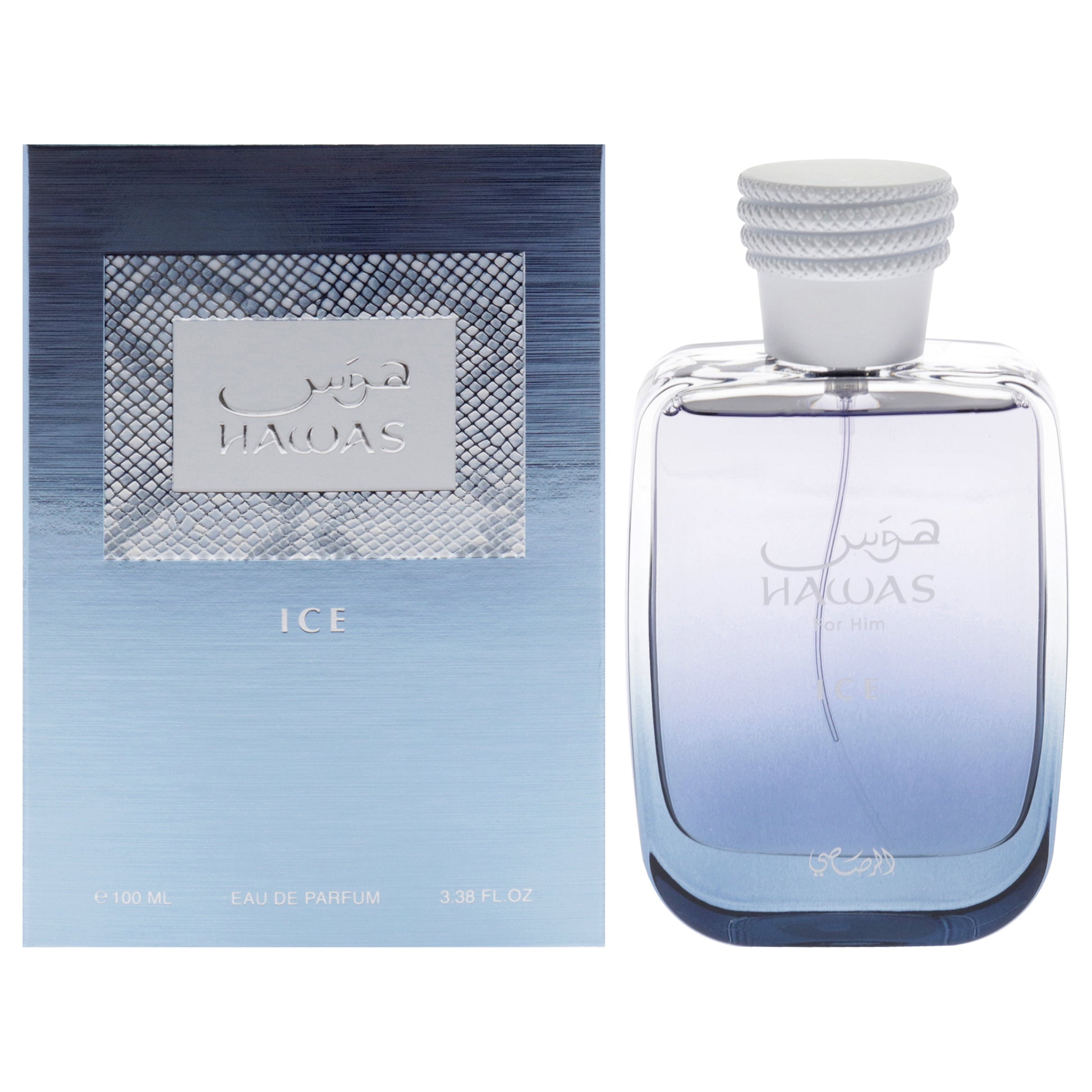 Hawas Collection - Hawas Ice by Rasasi for Men - 3.38 oz EDP Spray