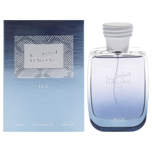 Hawas Collection - Hawas Ice by Rasasi for Men - 3.38 oz EDP Spray