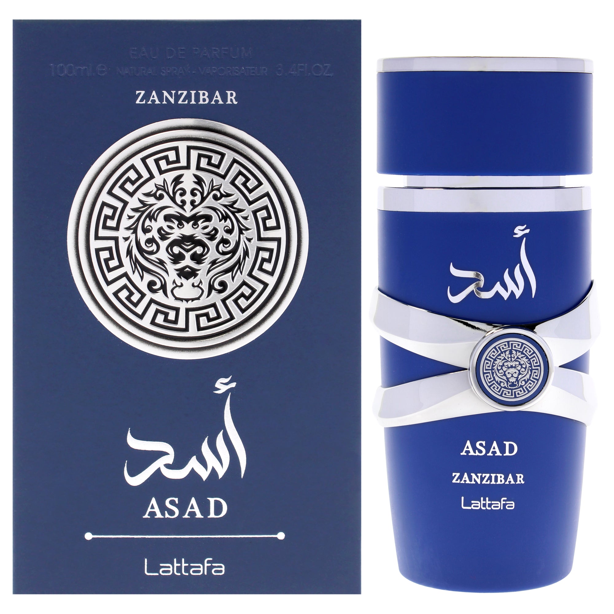 Asad Zanzibar by Lattafa for Men - 3.4 oz EDP Spray