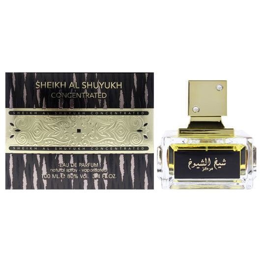 Sheikh Al Shuyukh Concentrated by Lattafa for Unisex - 3.4 oz EDP Spray