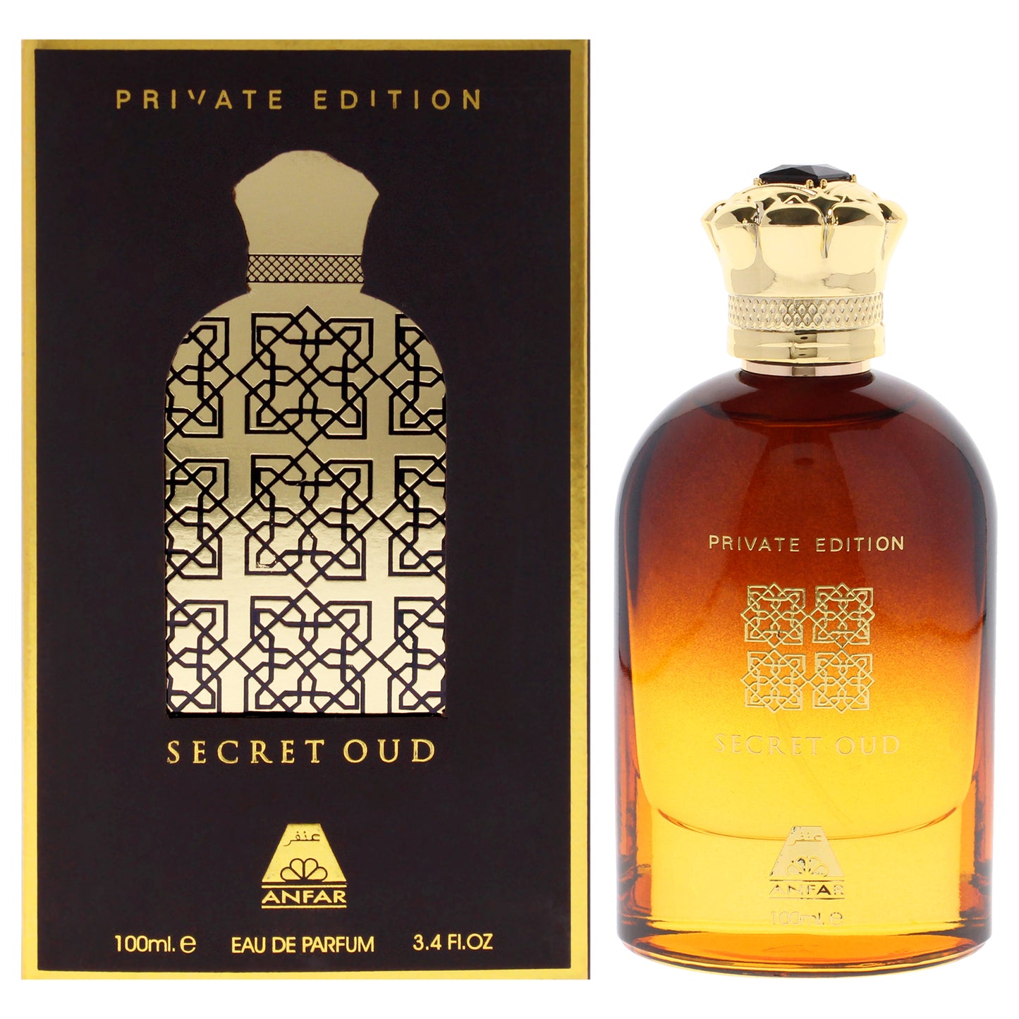 Private Edition - Secret Oud by Anfar for Men - 3.4 oz EDP Spray