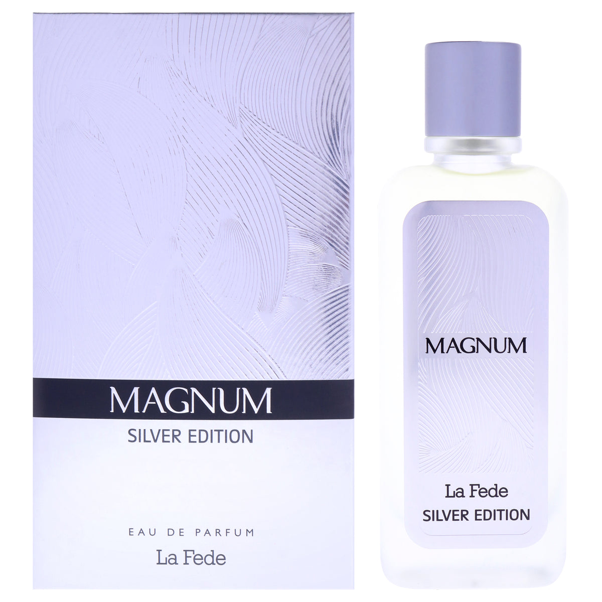 La Fede - Magnum Silver Edition by Khadlaj for Men - 3.4 oz EDP Spray