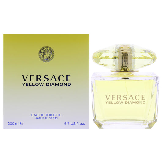 Versace Yellow Diamond by Versace for Women - 6.7 oz EDT Spray