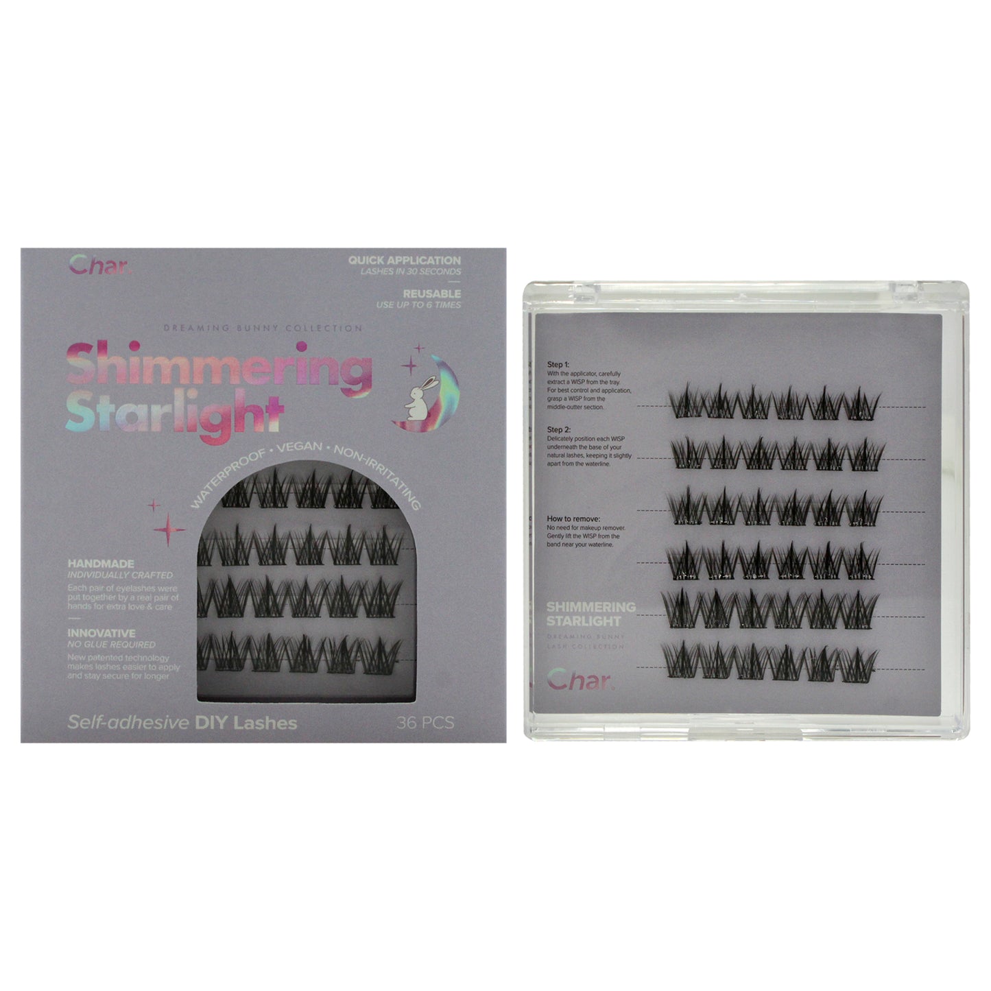 Eye Lashes - Shimmering Starlight 36 Pc Eyelashes