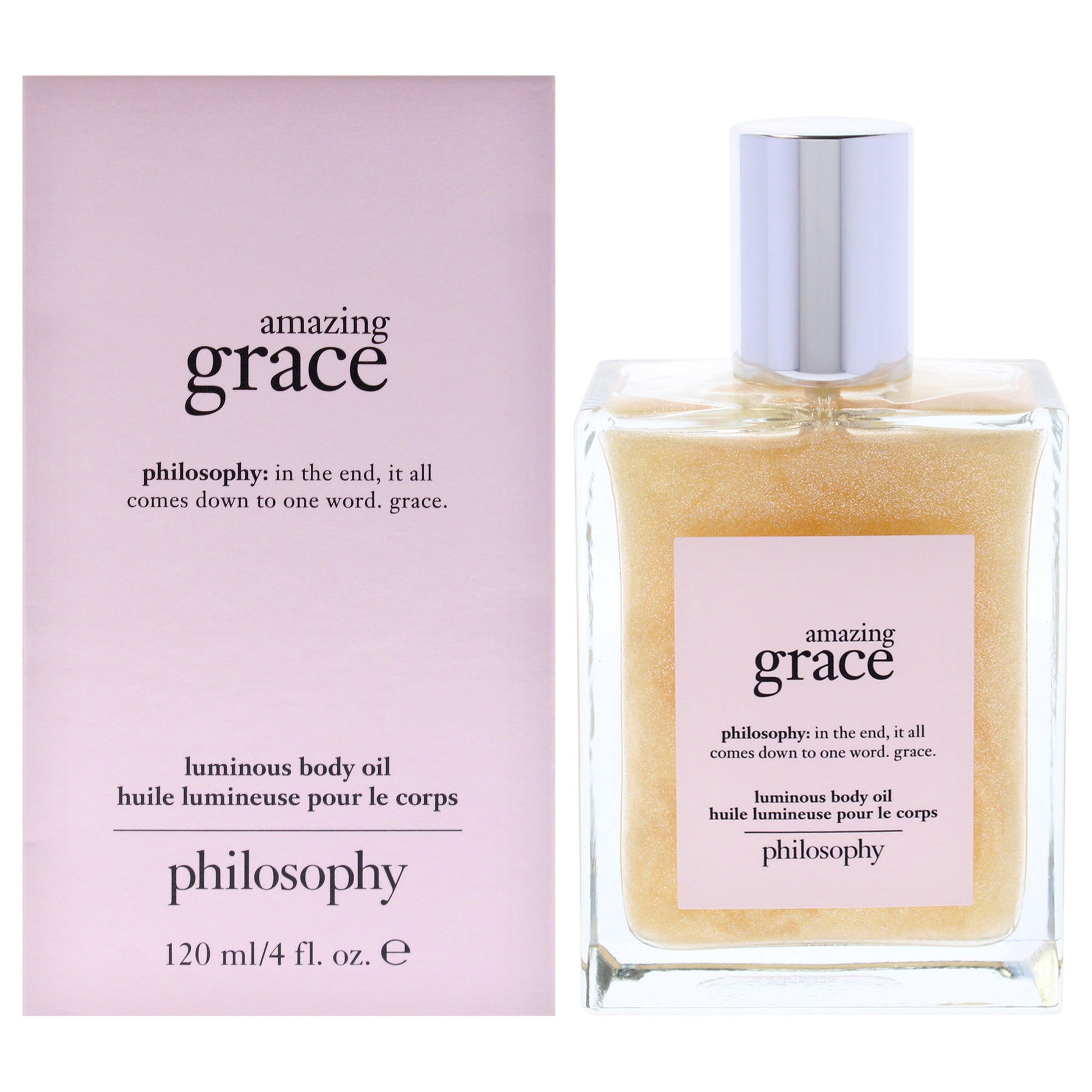 Amazing Grace Luminous Body Oil by Philosophy for Women - 4 oz Oil