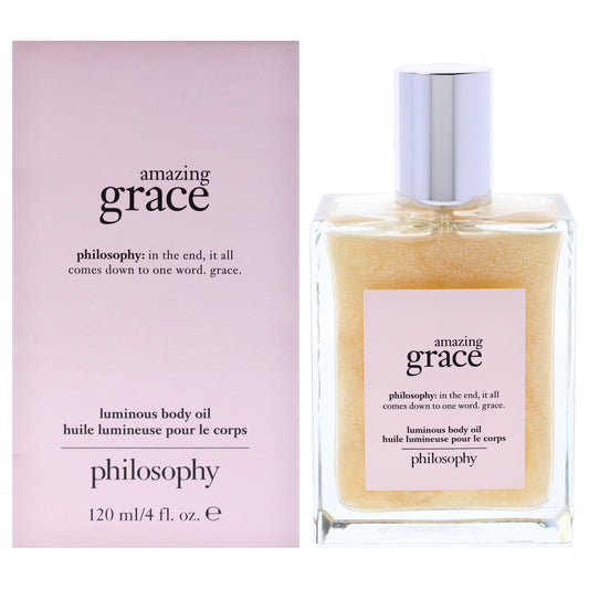 Amazing Grace Luminous Body Oil by Philosophy for Women - 4 oz Oil