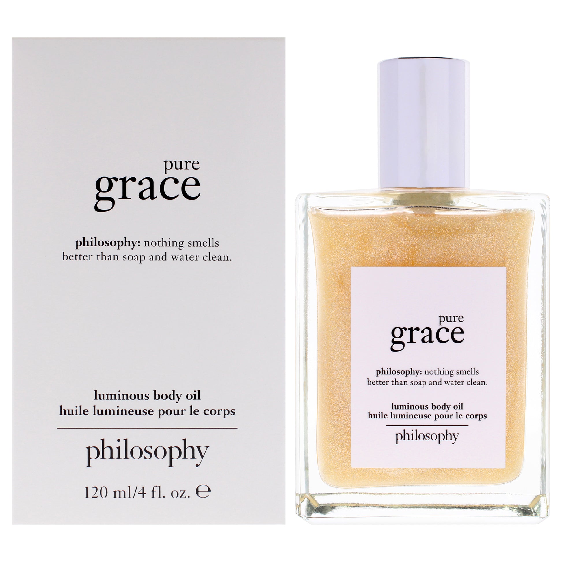Pure Grace Luminous Body Oil by Philosophy for Women - 4 oz Oil