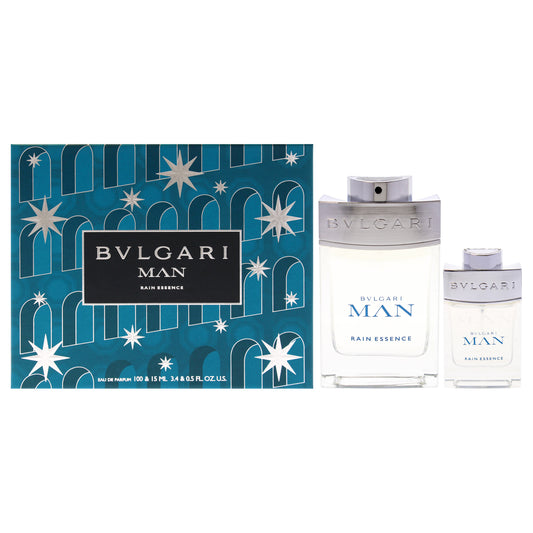 Bvlgari Man Rain Essence 2 Pc Gift Set 3.4oz EDP Spray