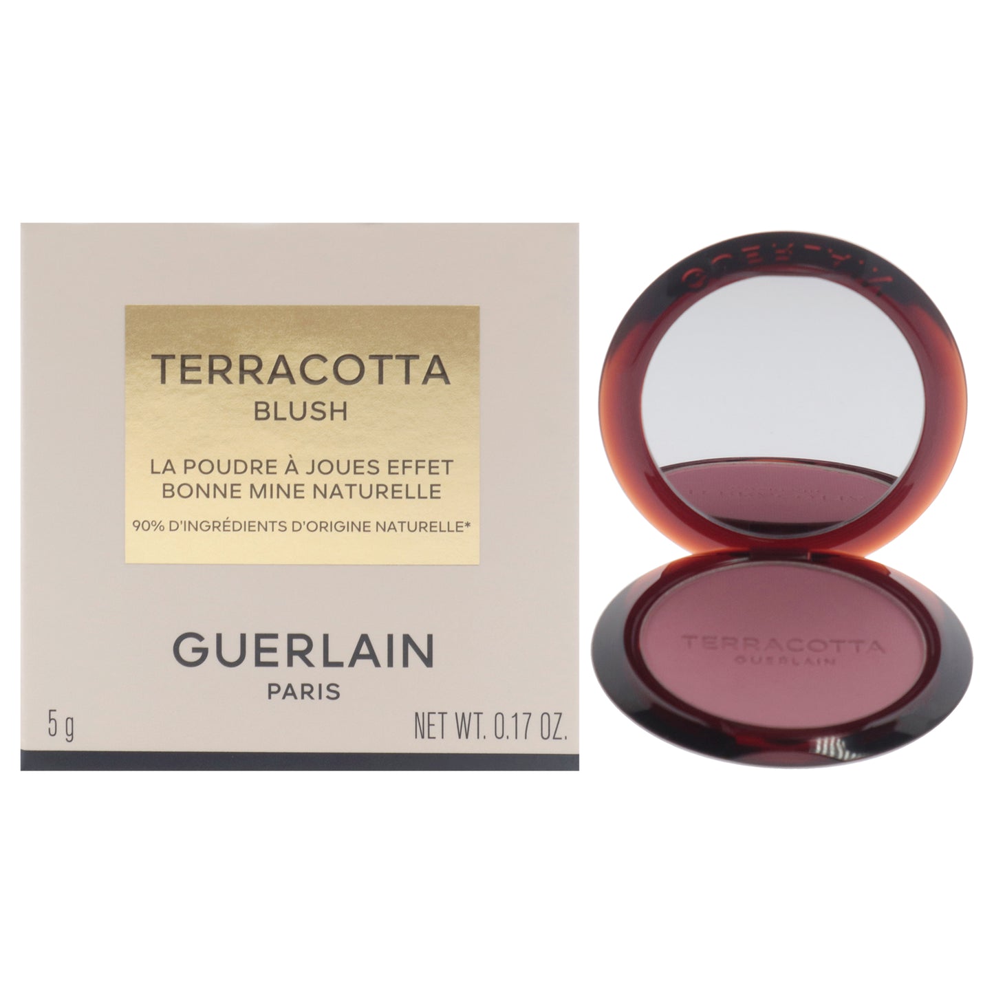 Terracotta Blush The Natural Healthy Glow Powder - 01 Light Pink by Guerlain for Women - 0.17 oz Blush