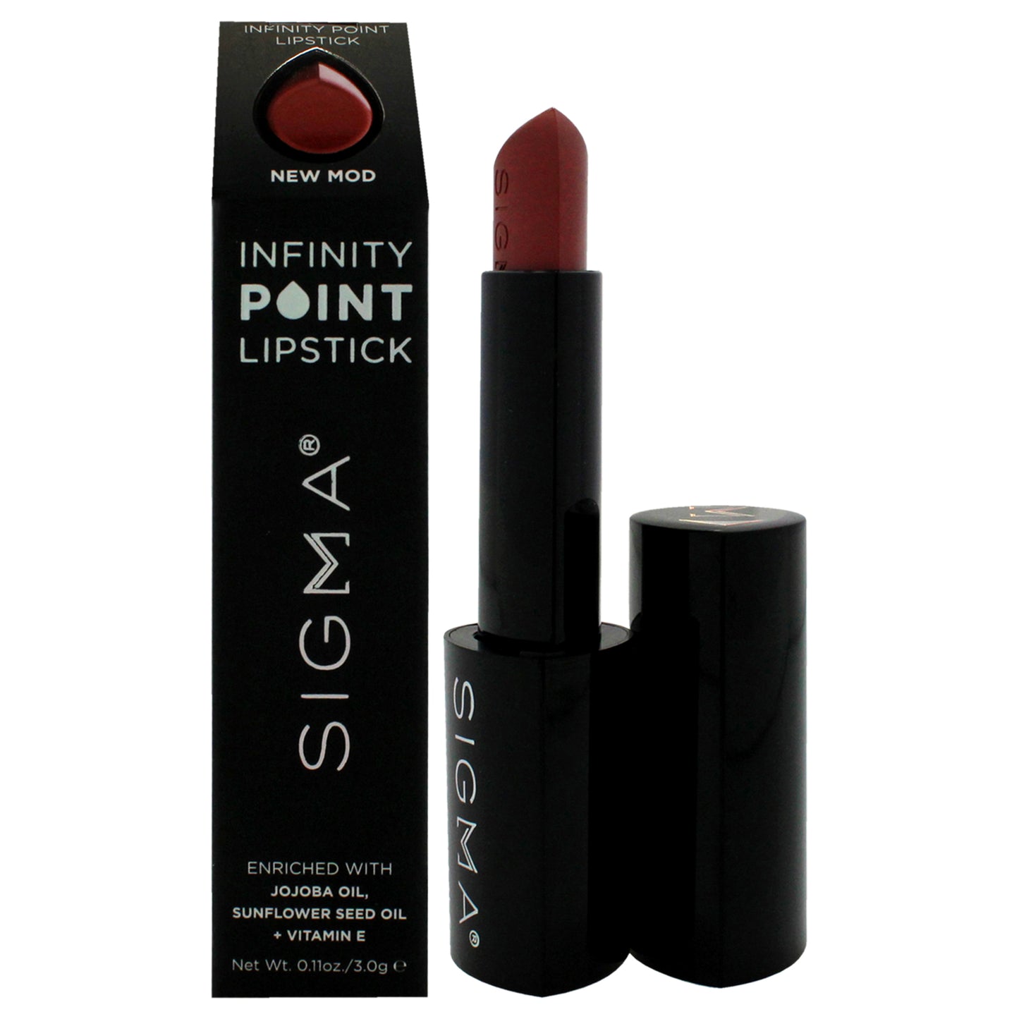 Infinity Point Lipstick - New Mod by SIGMA for Women - 0.11 oz Lipstick