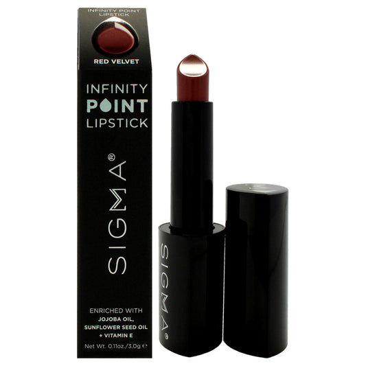 Infinity Point Lipstick - Red Velvet by SIGMA for Women - 0.11 oz Lipstick