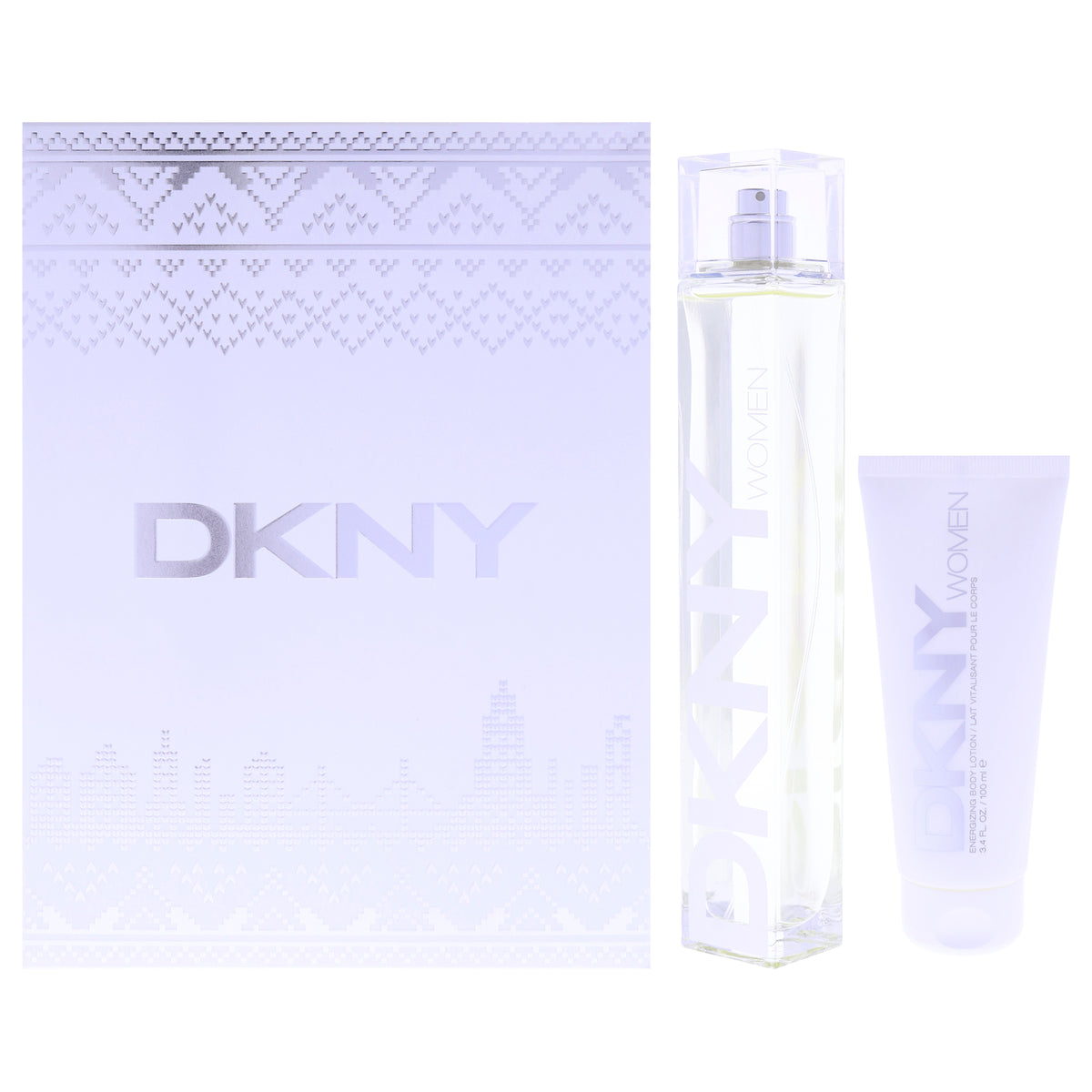 DKNY by Donna Karan for Women - 2 Pc Gift Set 3.4oz EDP Spray, 3.4oz Body Lotion