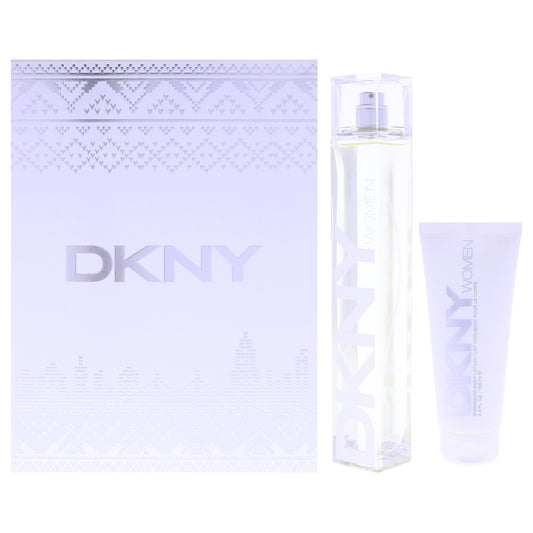 DKNY by Donna Karan for Women - 2 Pc Gift Set 3.4oz EDP Spray, 3.4oz Body Lotion