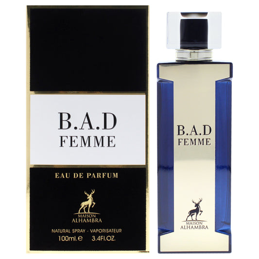 B.A.D by Maison Alhambra for Women - 3.4 oz EDP Spray