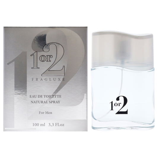 1 or 2 by Fragluxe for Men - 3.3 oz EDT Spray
