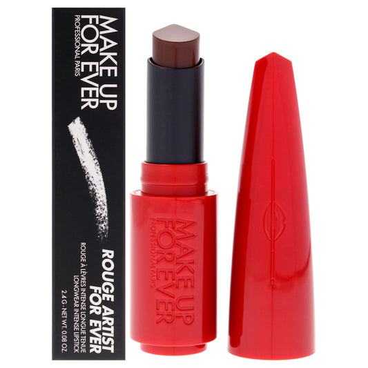 Rouge Artist For Ever Satin Lipstick - 608 Limitless Brown by Make Up For Ever for Women - 0.08 oz Lipstick