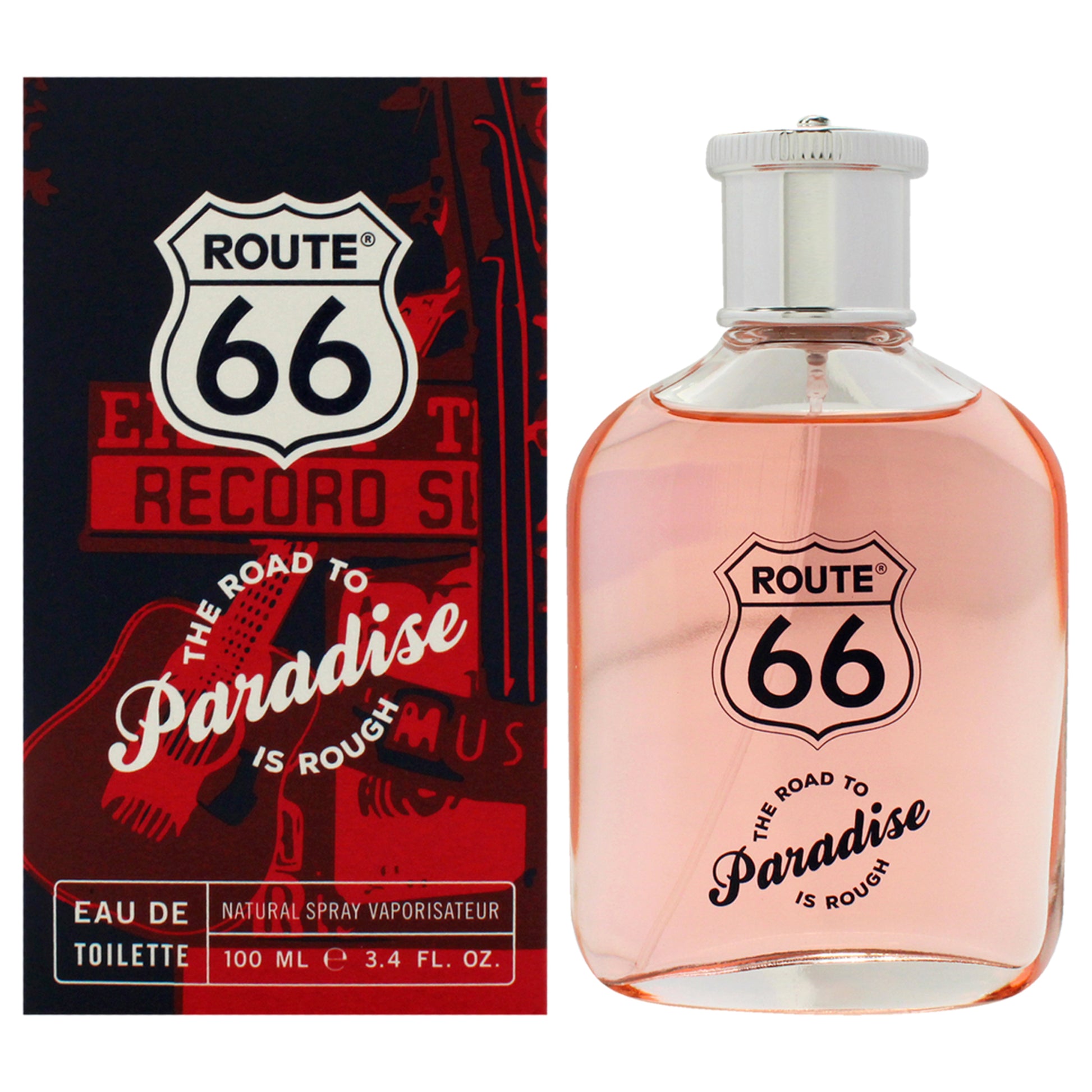The Road To Paradise Is Rough by Route 66 for Men - 3.4 oz EDT Spray