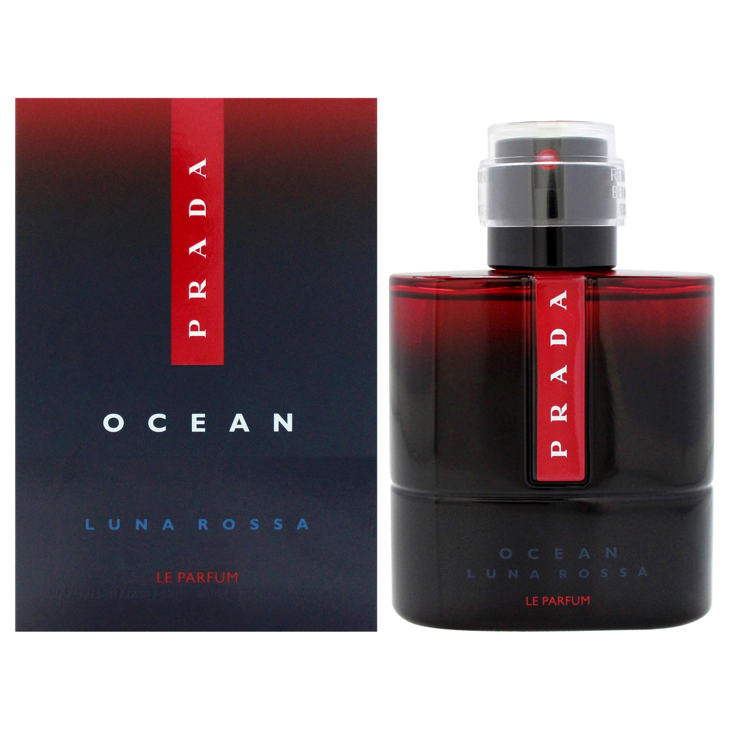 Luna Rossa Ocean by Prada for Men - 1.6 oz Parfum Spray (Refillable)