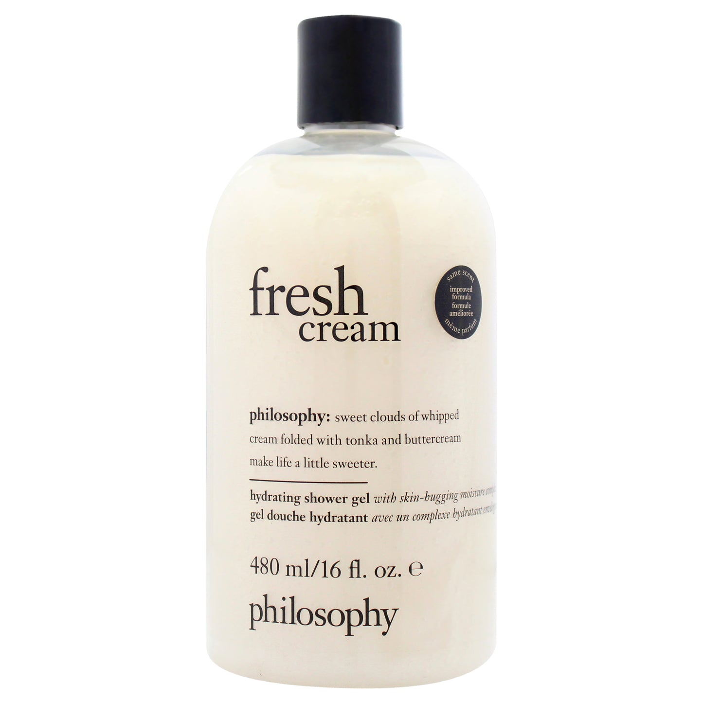 Fresh Cream Hydrating Shower Gel 16 oz Shower Gel