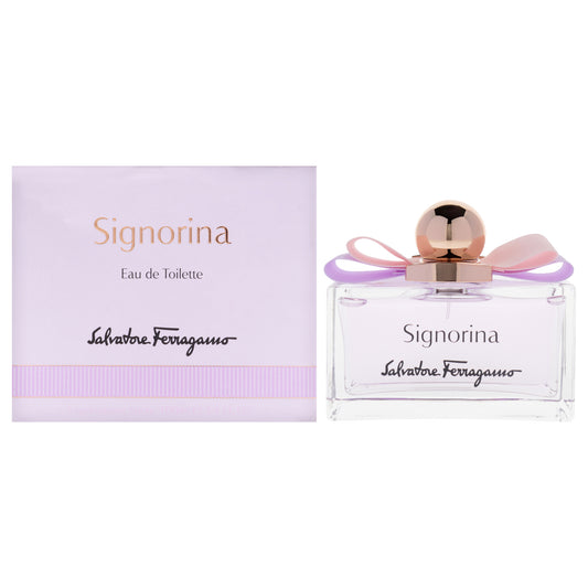 Signorina by Salvatore Ferragamo for Women - 3.4 oz EDT Spray (Tester)