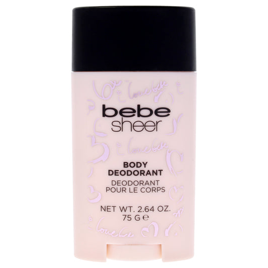Bebe Sheer 2.64 oz Deodorant Stick