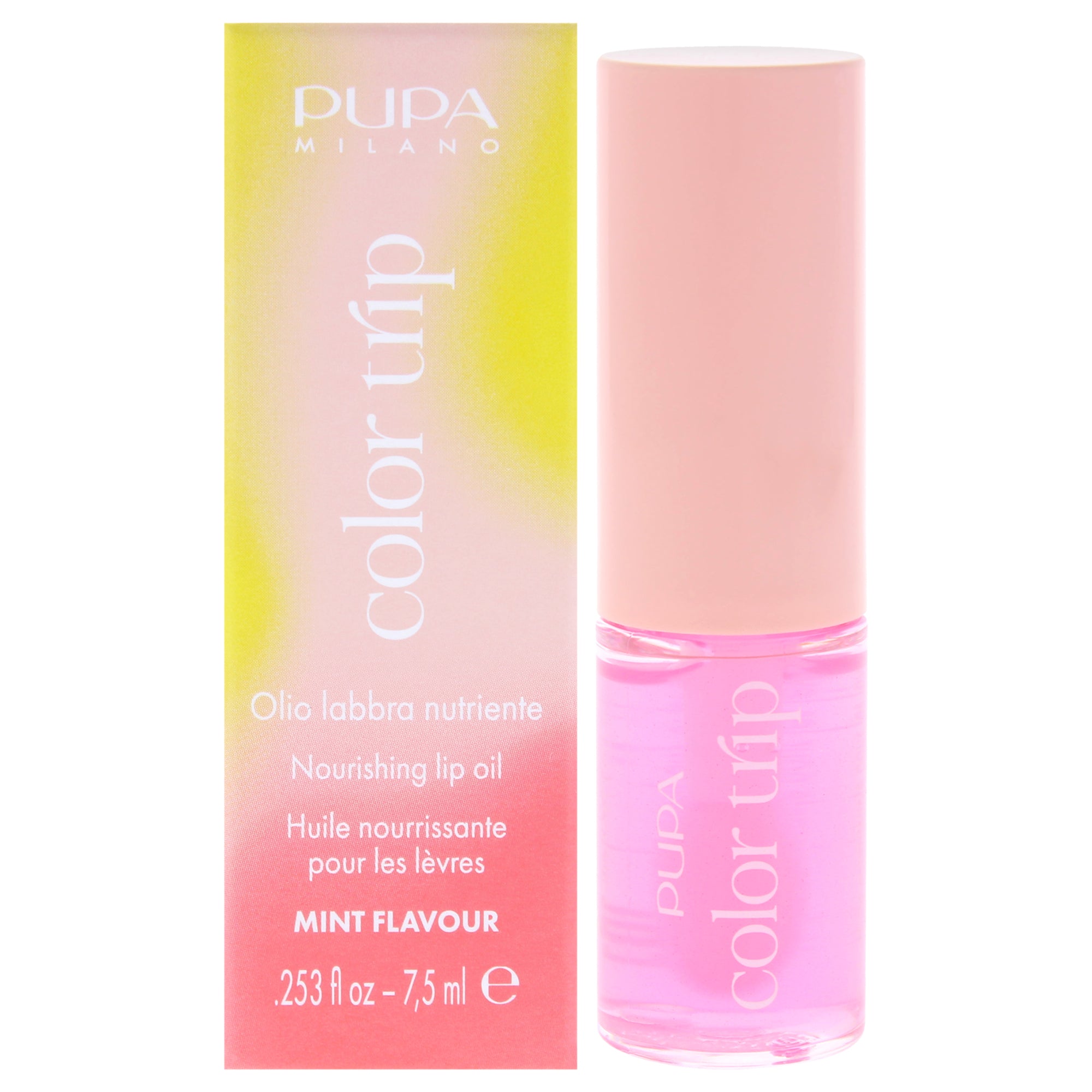 Color Trip Nourishing Lip Oil - 001 Frosted Fuchsia by Pupa Milano for Women - 0.253 oz Lip Oil