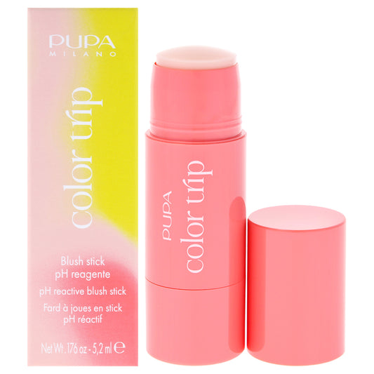 Color Trip PH Reactive Blush Stick - Pink Flush by Pupa Milano for Women - 0.17 oz Blush