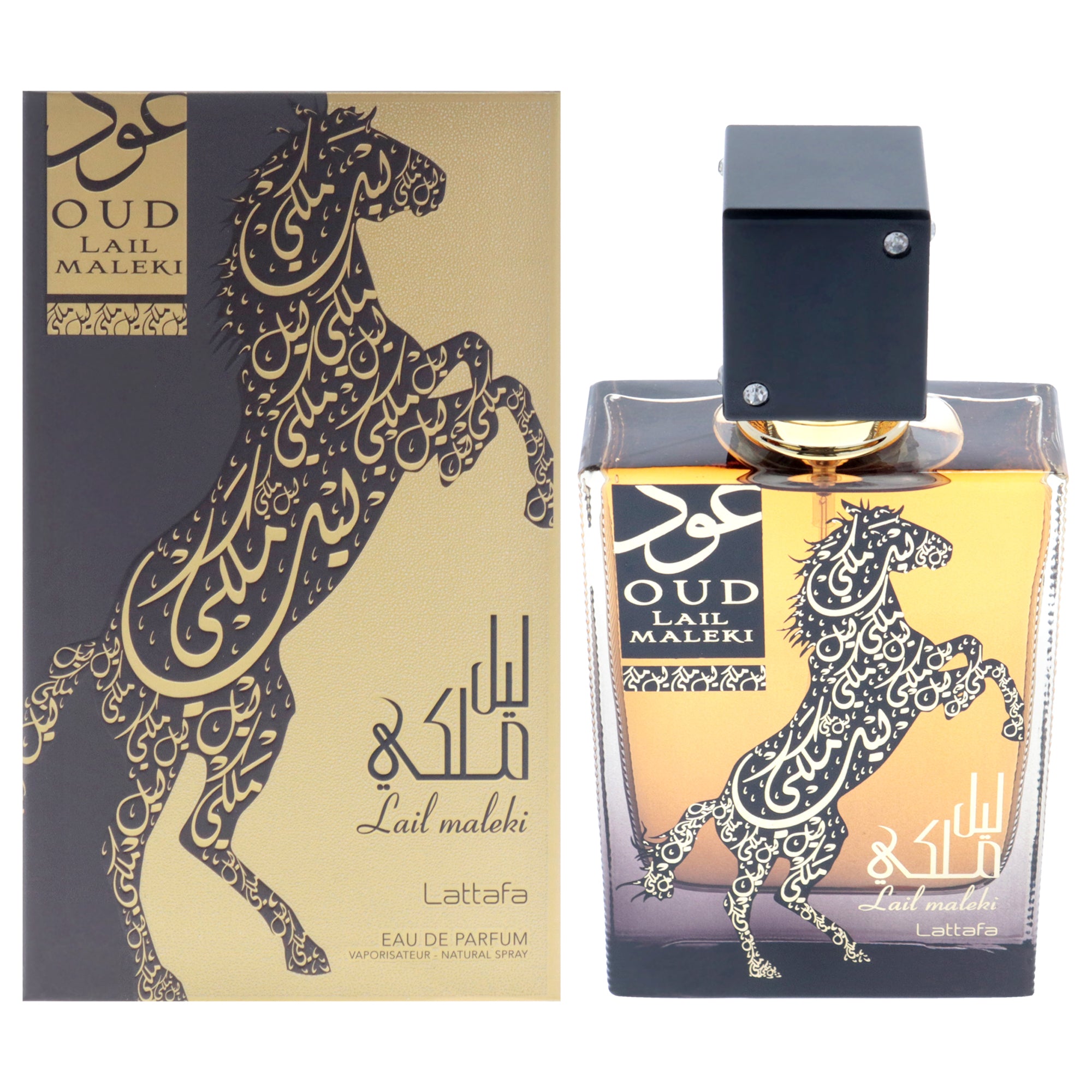 Oud Lail Maleki by Lattafa for Unisex - 3.4 oz EDP Spray