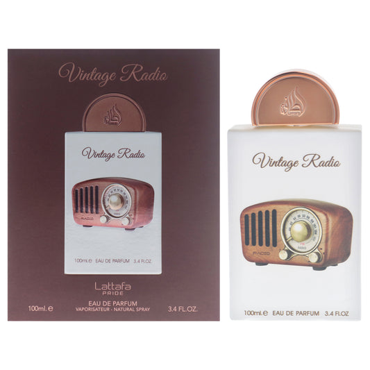 Vintage Radio by Lattafa for Unisex - 3.4 oz EDP Spray