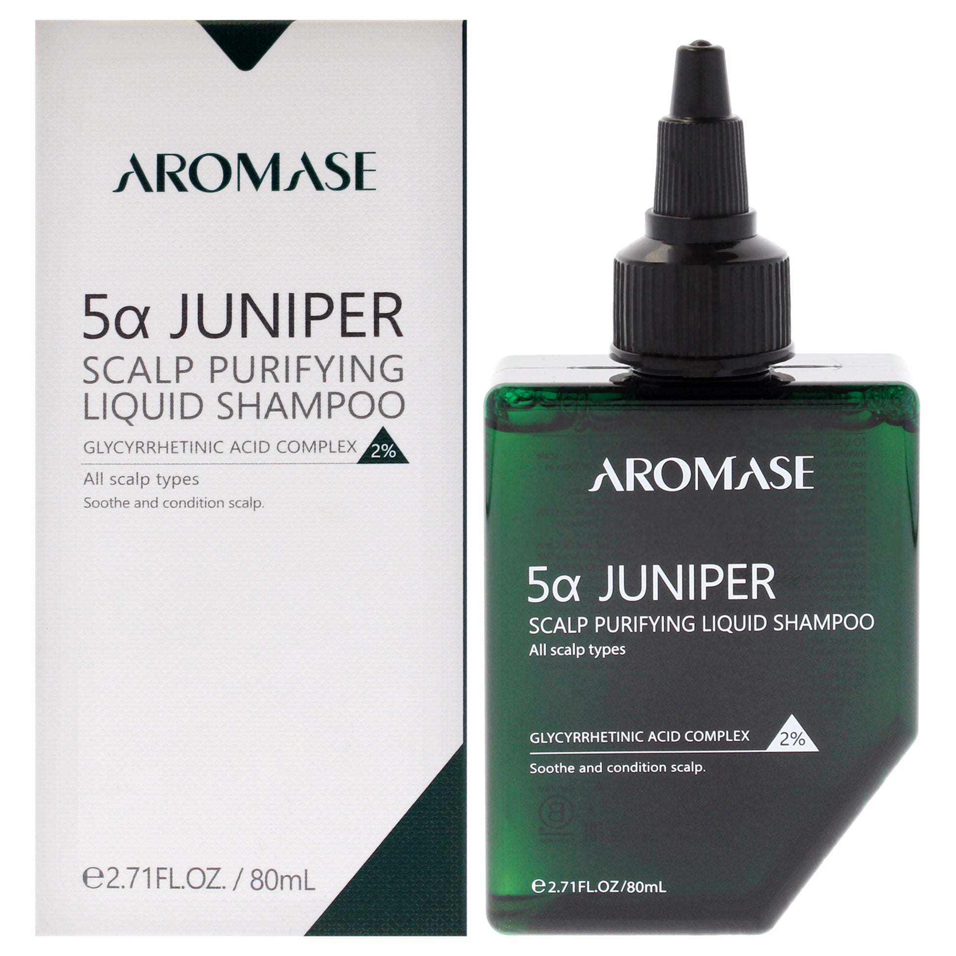 5a Juniper Scalp Purifying Liquid Shampoo by Aromase for Unisex - 2.71 oz Shampoo