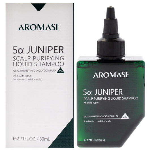 5a Juniper Scalp Purifying Liquid Shampoo by Aromase for Unisex - 2.71 oz Shampoo